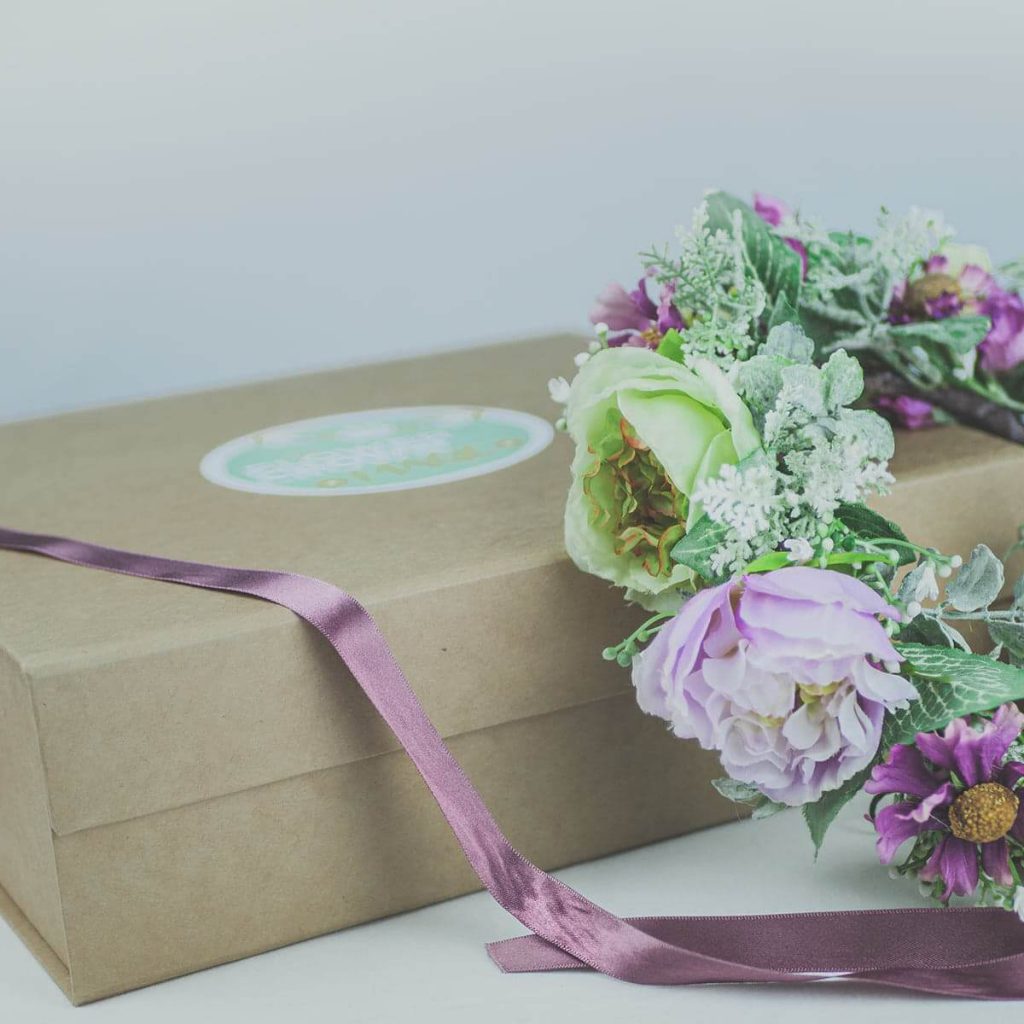 wedding flower crown