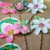 Hand Crafted Flower Hair Clips - floral pins - Image 2