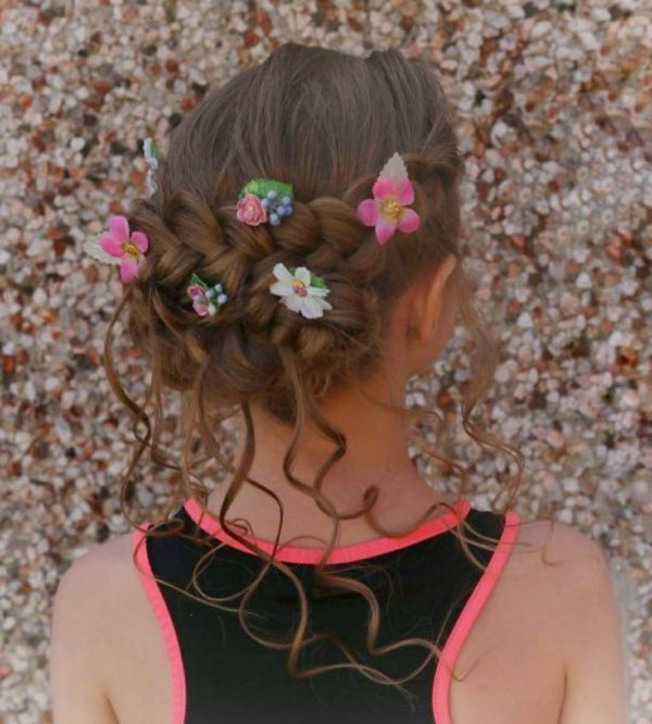 Hand Crafted Flower Hair Clips - floral pins - Image 8