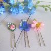 Flower hair pins - braid pins - updo pins - festival braids - Image 6