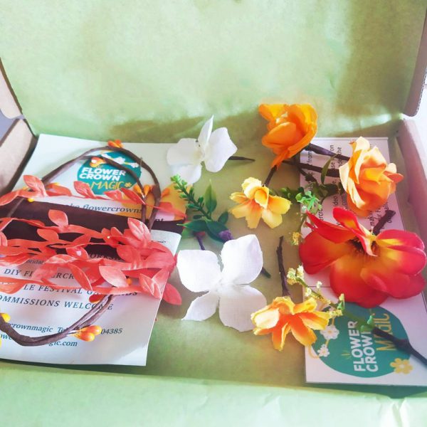 Zesty Orange - Kids DIY Flower Crown Kit - Image 2
