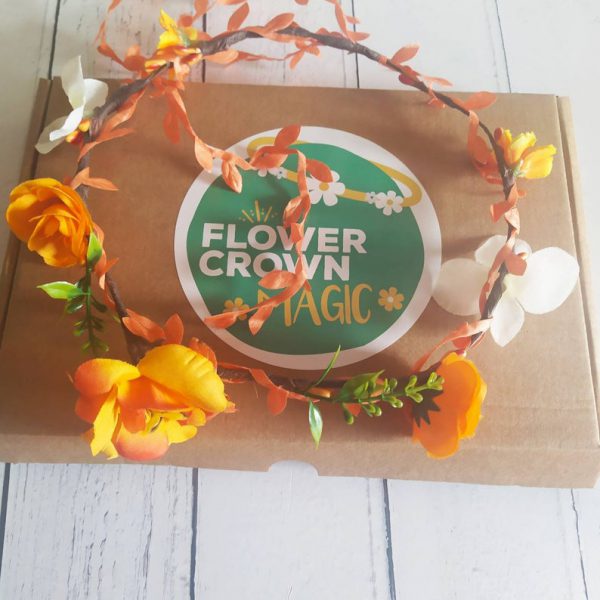 Zesty Orange - Kids DIY Flower Crown Kit - Image 3