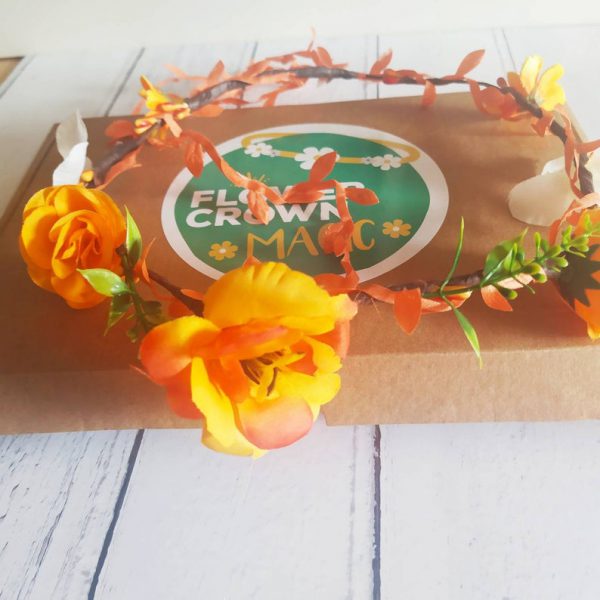 Zesty Orange - Kids DIY Flower Crown Kit - Image 5
