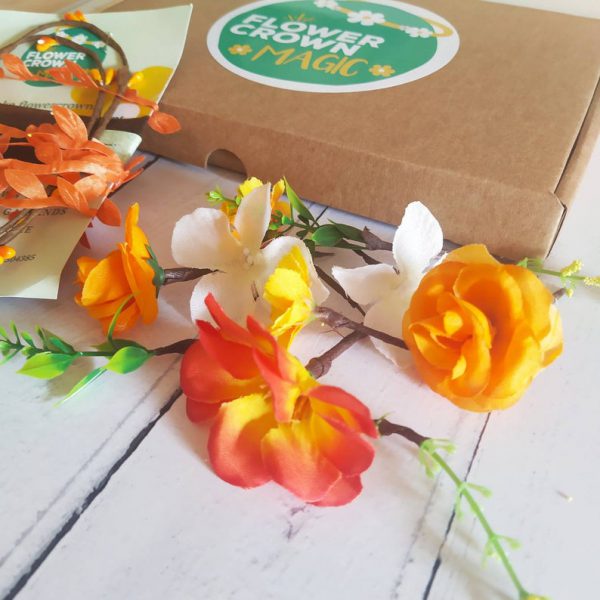 Zesty Orange - Kids DIY Flower Crown Kit - Image 6