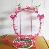 Atomic Pink -  Pink & White Childrens DIY Flower Crown Making Kit - Image 4