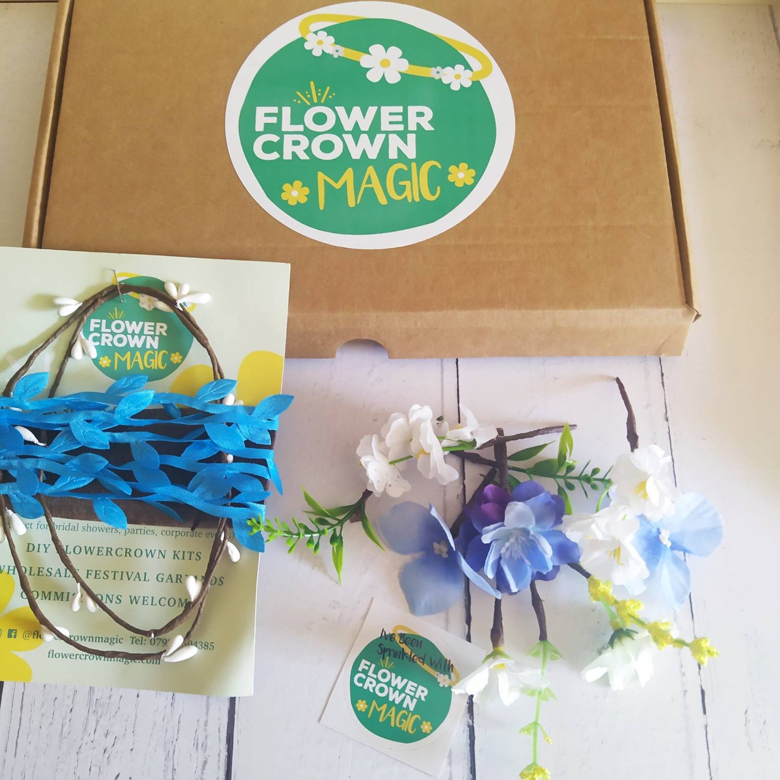 Kids DIY Flower Crown Kit