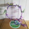 Purple Pizazz - Purple and White Kids DIY Flower Crown Making Kit - Image 6