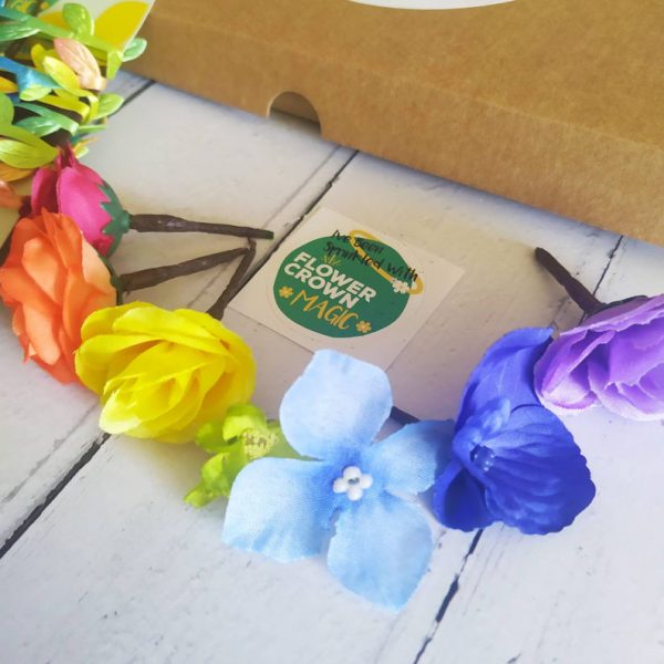 Rainbow Razamataz - Kids DIY Rainbow Flower Crown Kit - Image 5