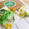 Luscious Lime - DIY Flower Crown Making Kit - Lime Green and White - Image 5