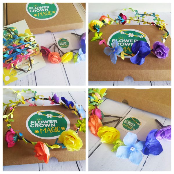 Rainbow Razamataz - Kids DIY Rainbow Flower Crown Kit