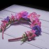 Aria Child's Flower Headband, featuring artificial cherry blossom flowers and roses with pip berries. - Image 3