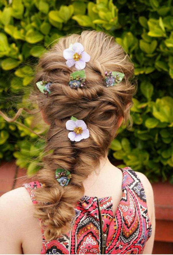 Floral Flower Hairpins