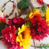 Frida Kahlo DIY Flower Crown
