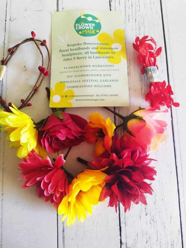 DIY Frida Kahlo Flower Crown Making Kit - Image 8
