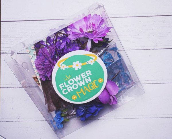 Flower Crown Making Duo Kit, Mother & Daughter DIY Flower Crown craft kit, Mummy and Me activity - Image 5
