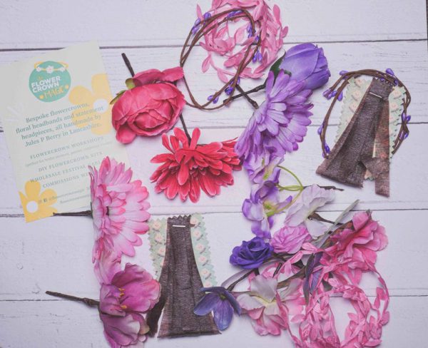 Flower Crown Making Duo Kit, Mother & Daughter DIY Flower Crown craft kit, Mummy and Me activity - Image 4