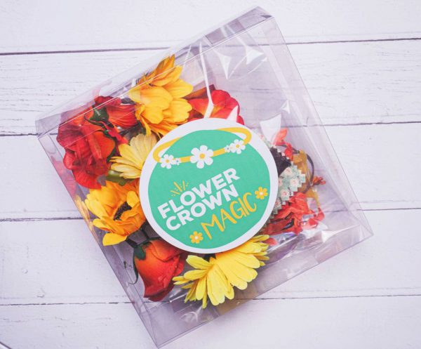 Flower Crown Making Duo Kit, Mother & Daughter DIY Flower Crown craft kit, Mummy and Me activity