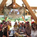 Outdoor Hen Party Flower Crowns Completed!