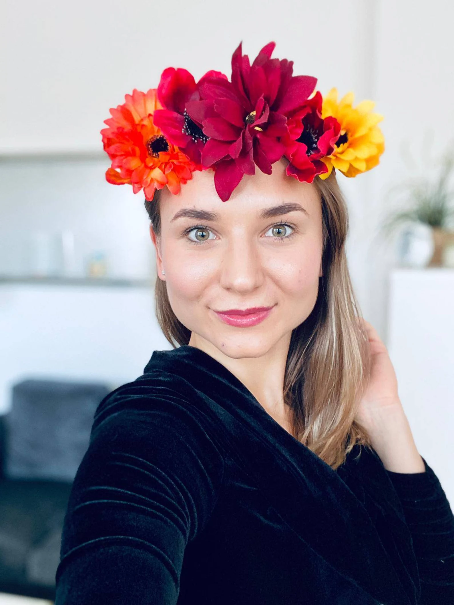 DIY Frida Kahlo Flower Crown Making Kit - Flower Crown Magic