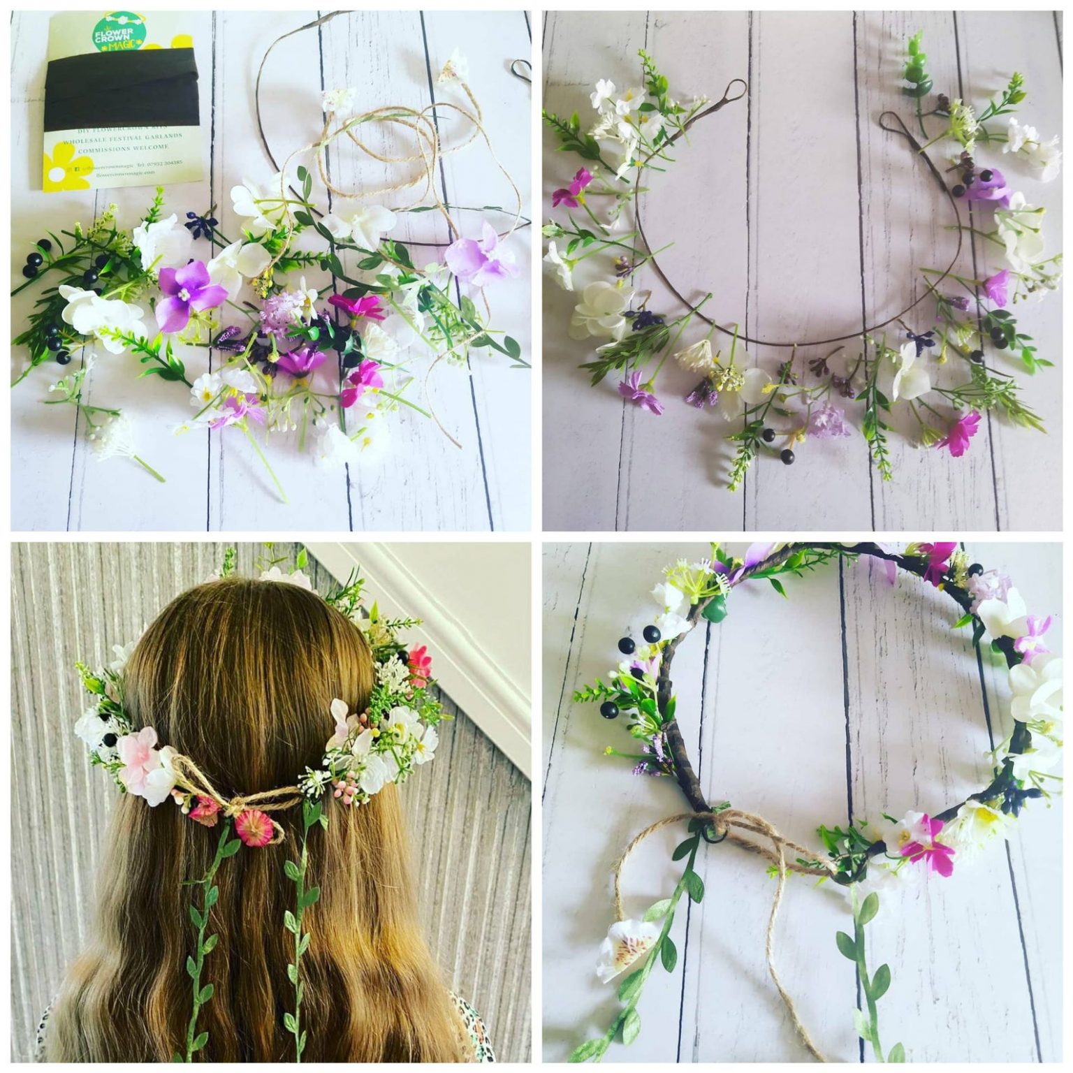 DIY Flower Crown Kits Flowercrownmagic