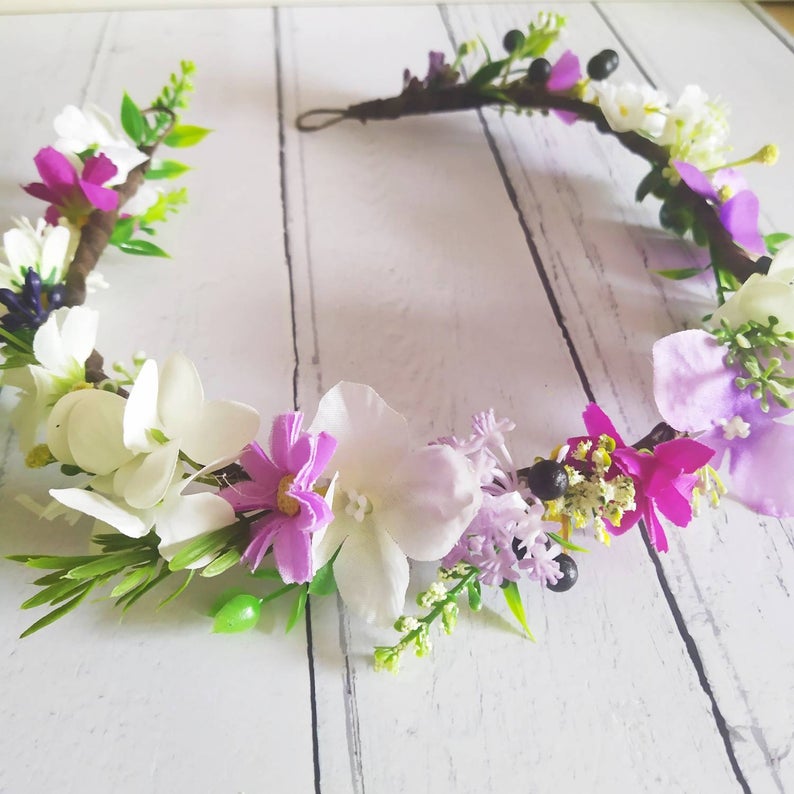 bryndu DIY Apple Blossom Flower Crown Kit