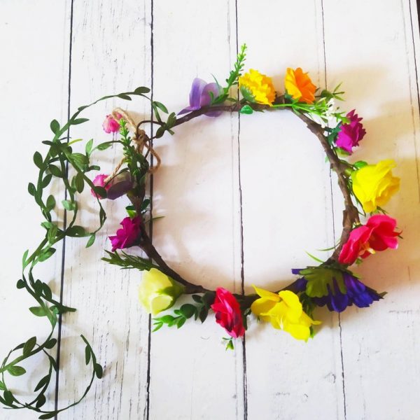 Nearly Finished - Multi Colour DIY Flower Crown