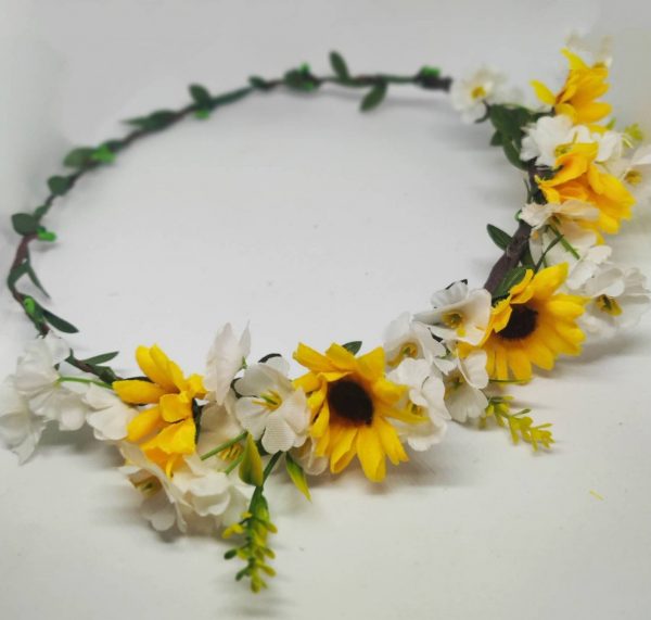 Sunflower Flower Crown Close Up