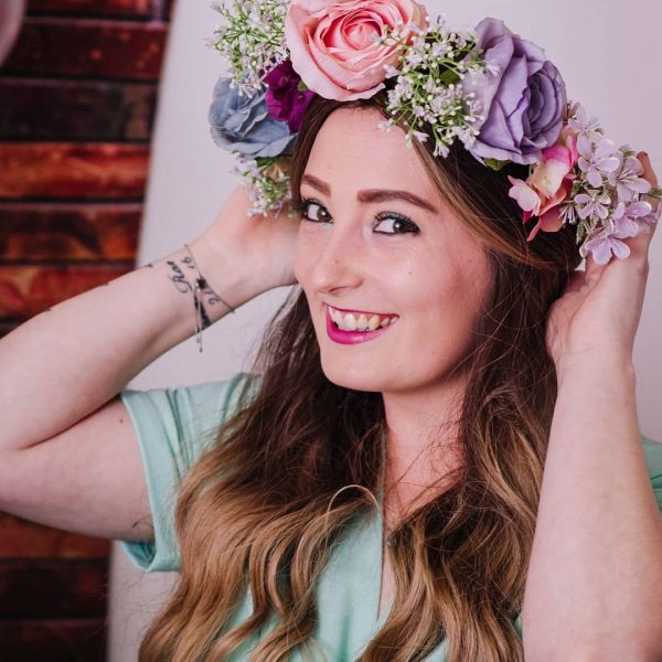 made up flower crown kit