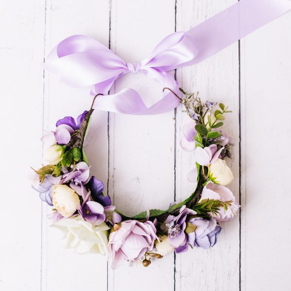 Child's Flowercrown, Whimsical Floral Crown - Image 8