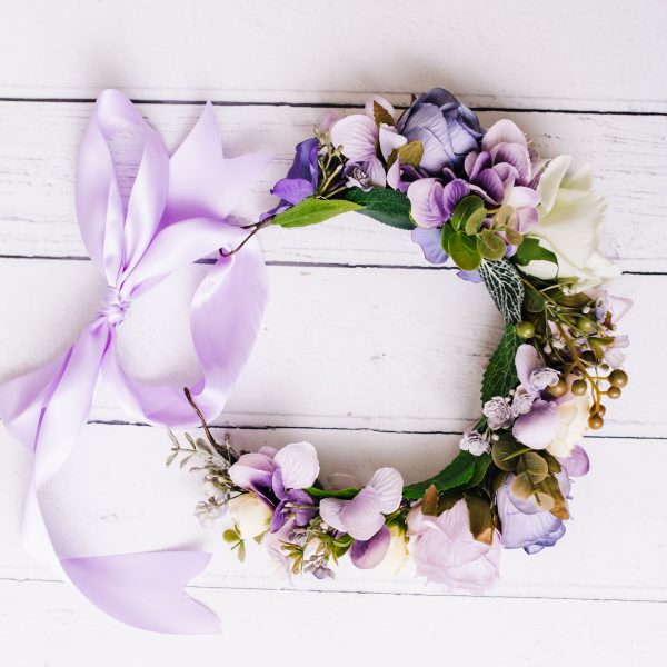 Child's Flowercrown, Whimsical Floral Crown - Image 4