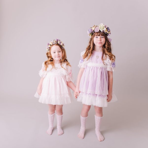 Child's Flowercrown, Whimsical Floral Crown - Image 6