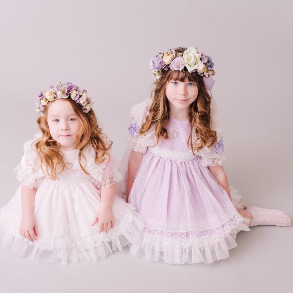 Child's Flowercrown, Whimsical Floral Crown - Image 3