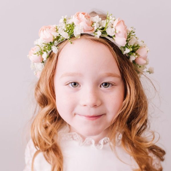 Gypsophila, Baby's Breath Headband for Children - Image 3