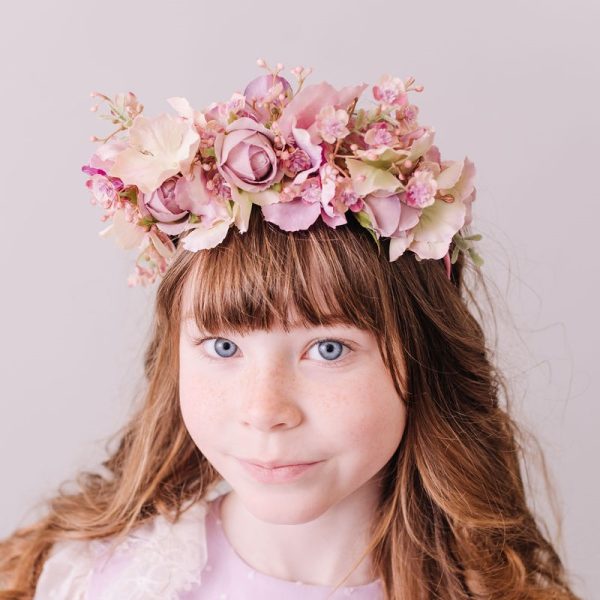 Child's Headband - Pastel Pink and Green