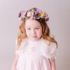 Children's Flowercrown - Purple and Yellow - Whimsical Vintage Style - Image 4
