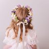 Children's Flowercrown - Purple and Yellow - Whimsical Vintage Style - Image 9
