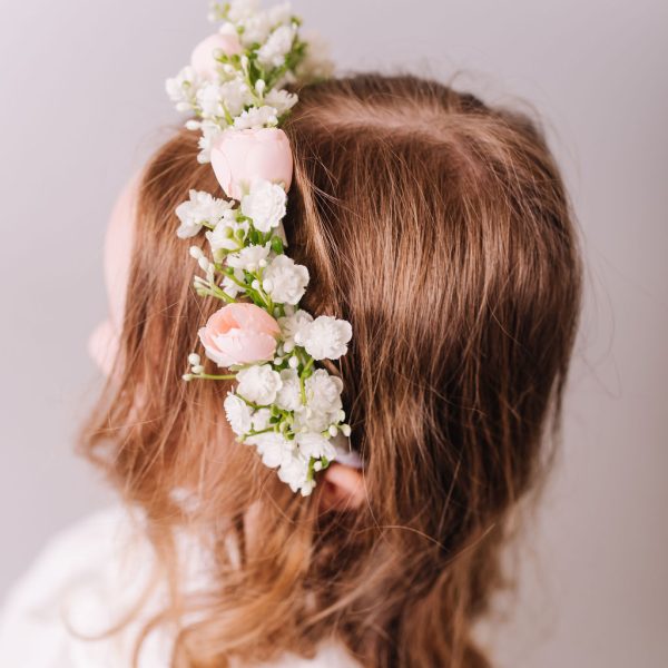 Gypsophila, Baby's Breath Headband for Children - Image 7