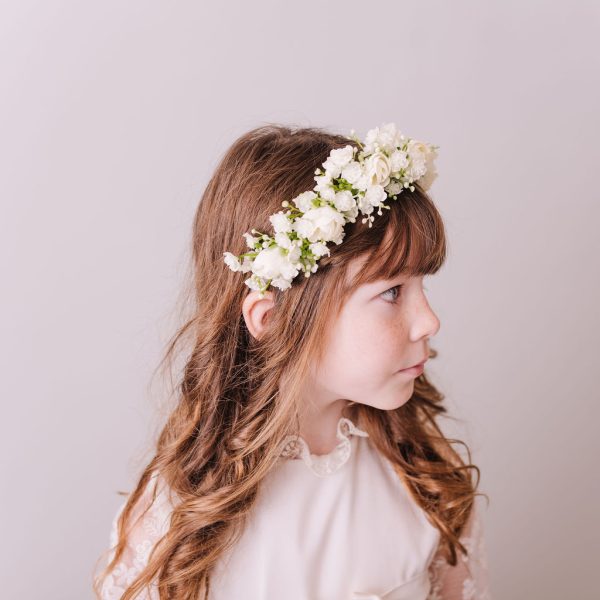 Gypsophila, Baby's Breath Headband for Children - Image 10