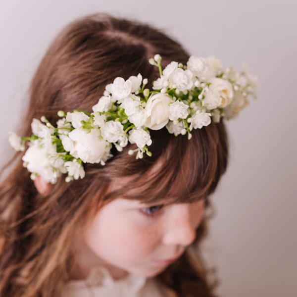 Gypsophila, Baby's Breath Headband for Children - Image 11