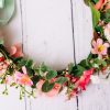 Coral Pink Children's Flowercrown - Whimsical Vintage Style Floral headband - Image 10