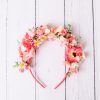 Coral Pink Flower Headband for Children - Image 7