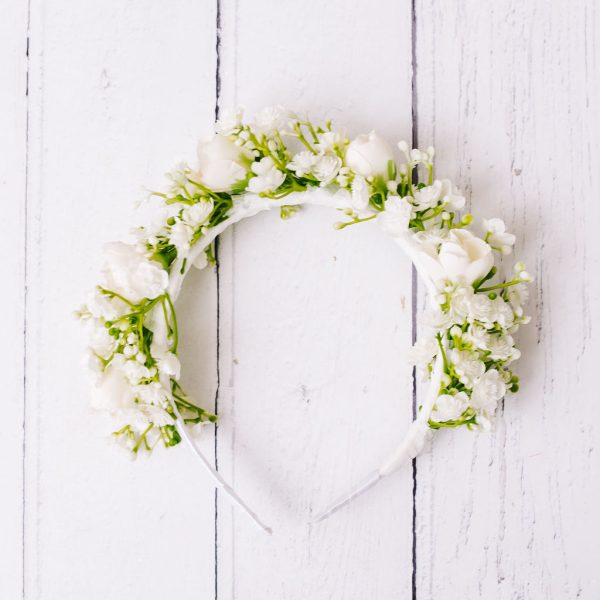 Gypsophila, Baby's Breath Headband for Children - Image 13