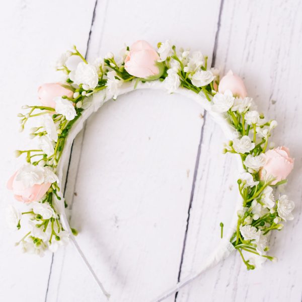 Gypsophila, Baby's Breath Headband for Children - Image 15