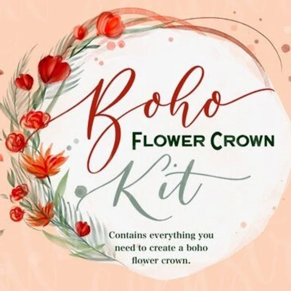 DIY Flower Crown Making Kit - make a Bohemian style flower garland