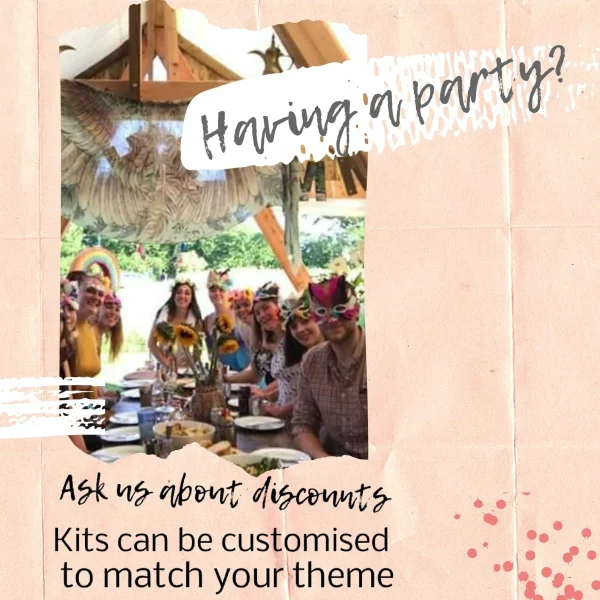 DIY Flower Crown Making Kit - make a Bohemian style flower garland - Image 5