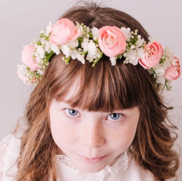 Gypsophila, Babys Breath Headband for Children - Image 9