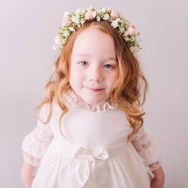 Gypsophila, Babys Breath Headband for Children - Image 8