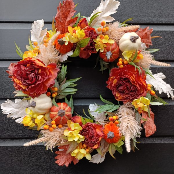 Autumn Pumpkin Wreath