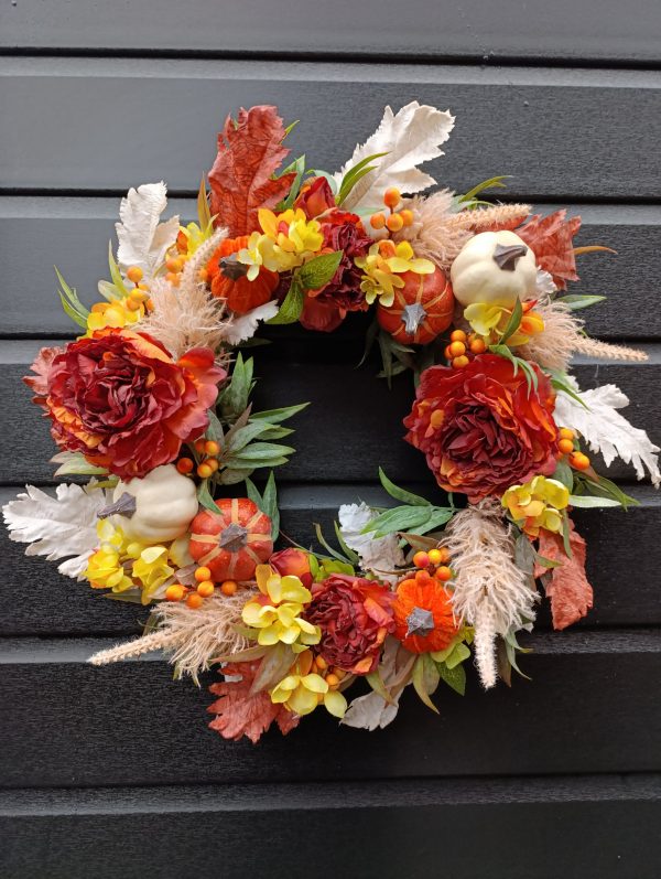 Autumn Pumpkin Wreath