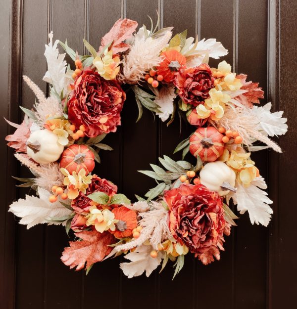 Autumn Pumpkin Wreath